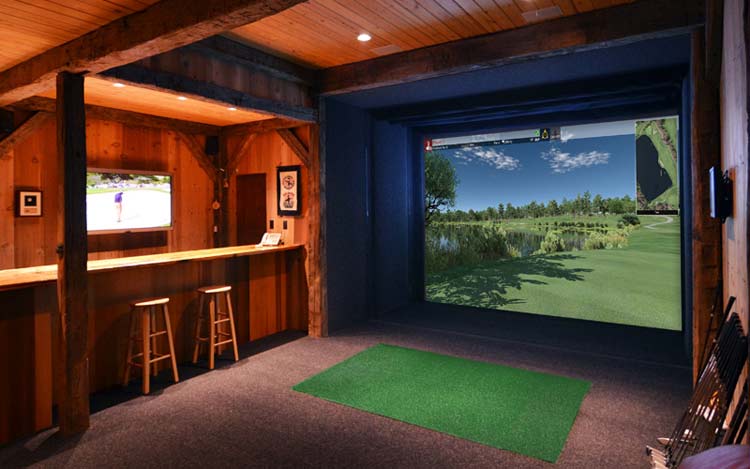Golf simulato Pro Series location example: club house