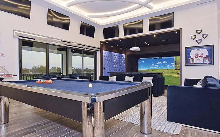 Golf simulato Pro Series location example: in a bar