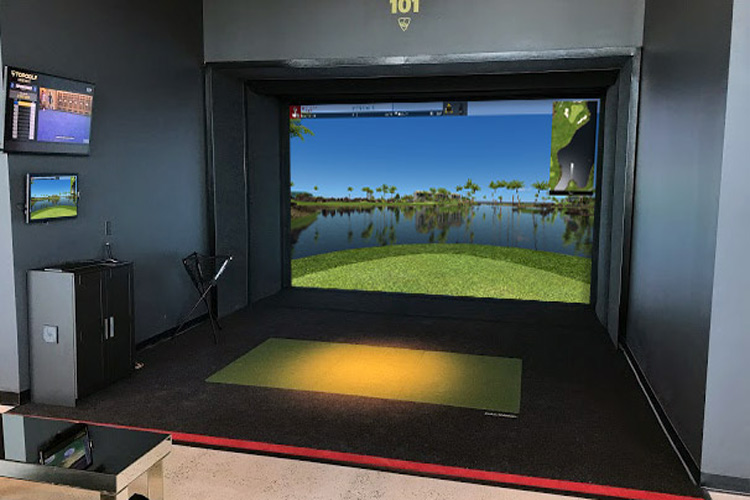 RCommercial installation of golf simulator