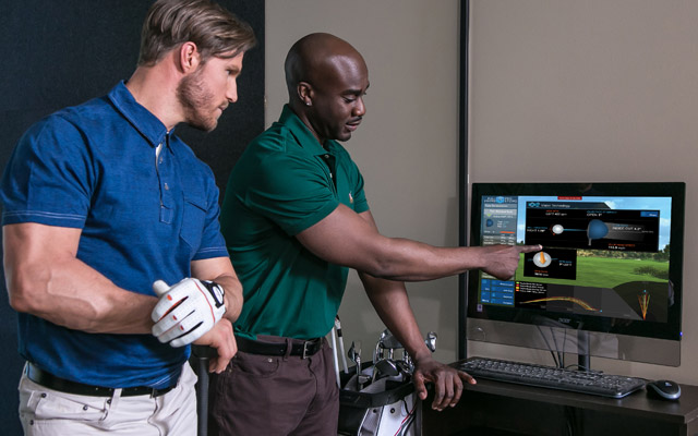 Golf simulator controller